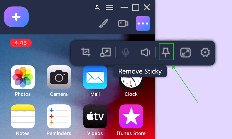 Remove Sticky on Top