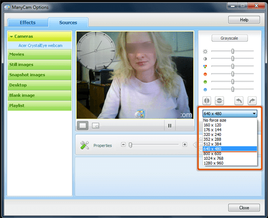 Webcam Recording Software - ManyCam