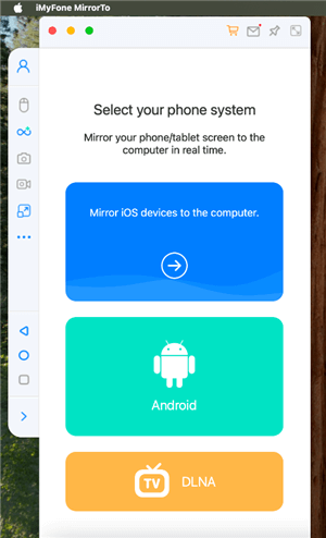 Select Android on Mac