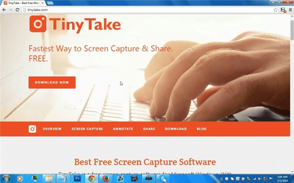 Free Screen Recorder- TinyTake