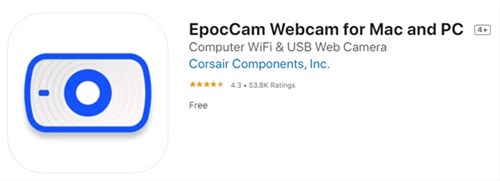 Set iPhone as Webcam OBS via EpocCam
